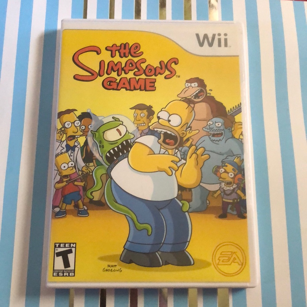 Wii The Simpson Game